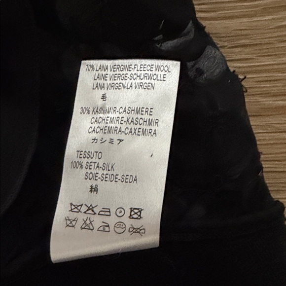 Valentino Classic Black Cardigan with Black and Red Sequin - Picture 10 of 11